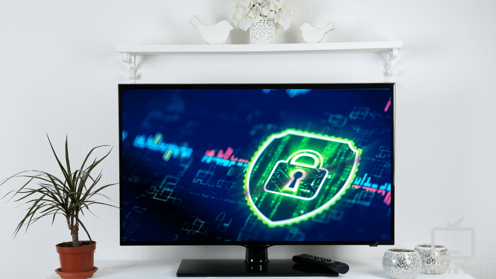 How to Choose the Best IPTV VPN - Monitor with lock being displayed